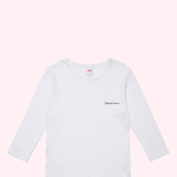 Three-quarter sleeve Tee shirt (White)