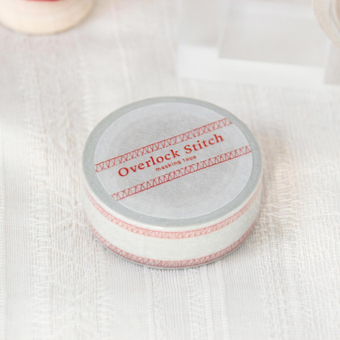 Overlock Stitch Masking Tape [Red]