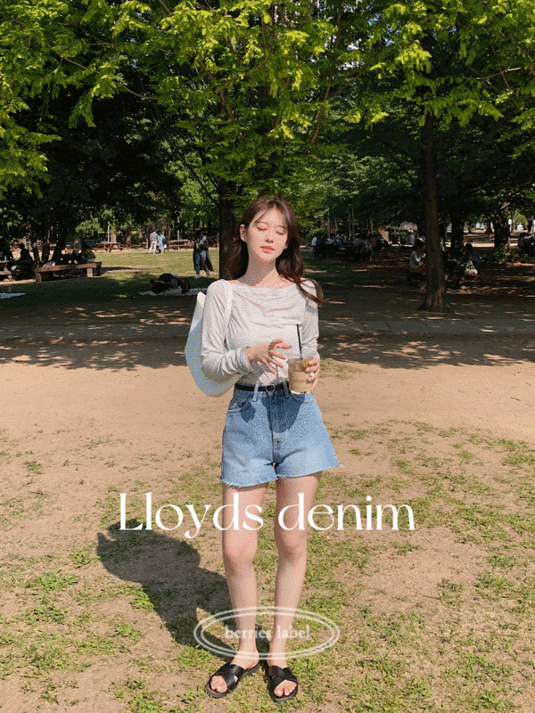 berries labelㅣ로이즈 데님 숏 팬츠