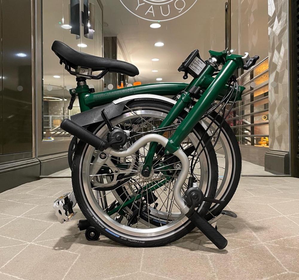 브롬톤 자전거 [2022,23년식] C Line Explore 레이싱 그린 (MSH6LR)