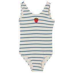 Milos 스트라이프 디테일 스윔수트 블루