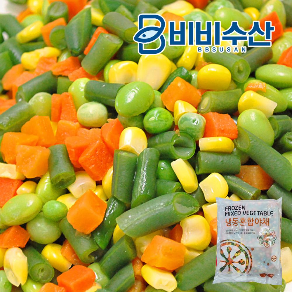 냉동 혼합야채 4종 1kg 야채믹스