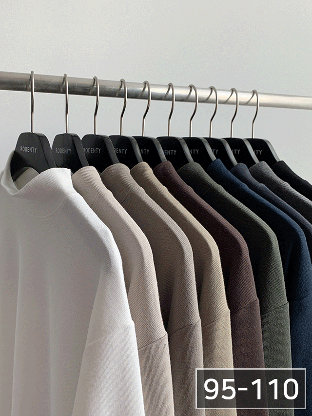 (1+1 sale)퀄리티 니트지 반폴라(10color)