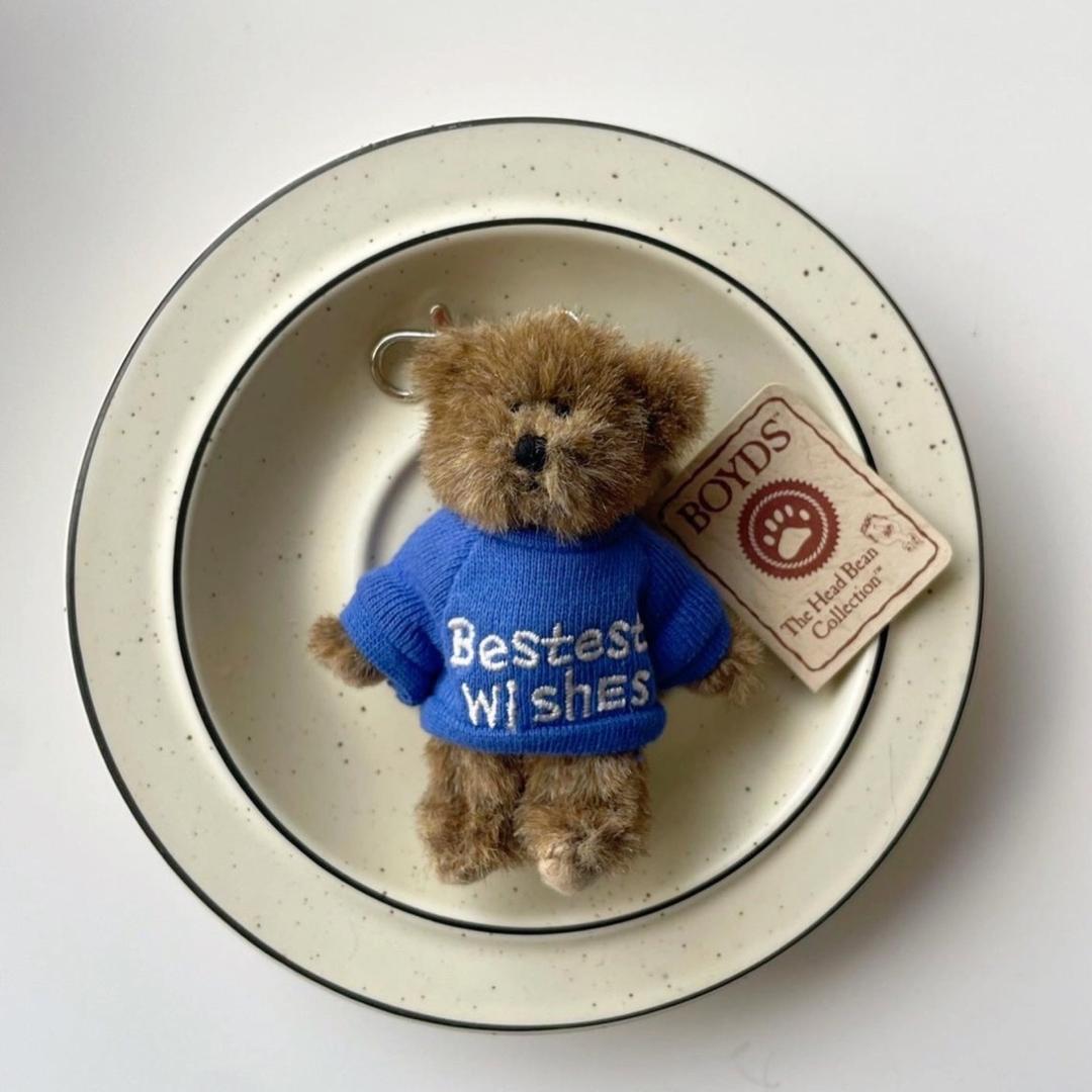 보이즈베어 쪼꼬미 메세지 키링 [Bestest Wishes]