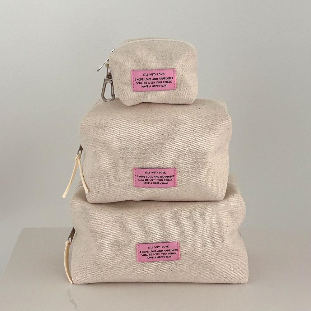(3size) Bread pouch_ivory