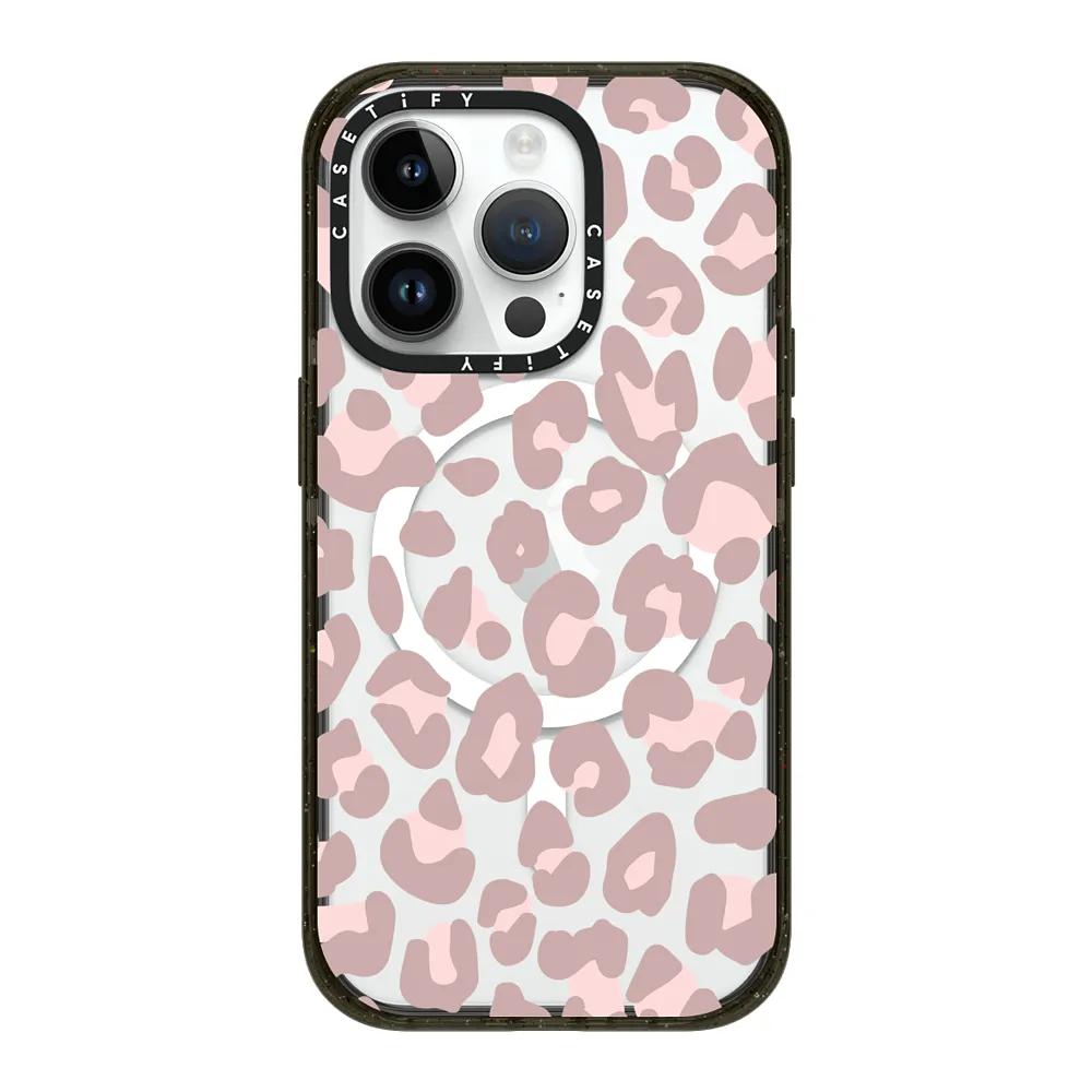 Dusty Pink Leopard Phone Case