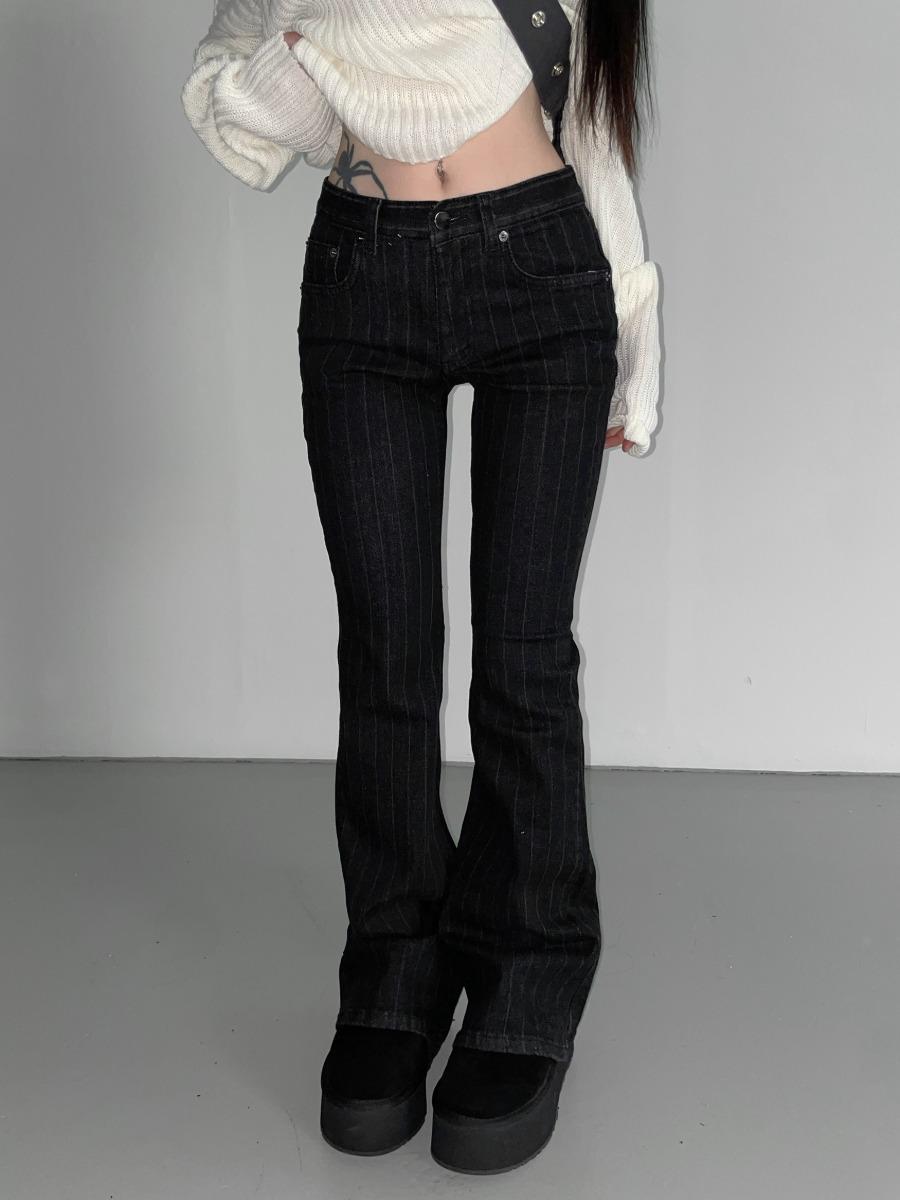 solitude striped bootcut