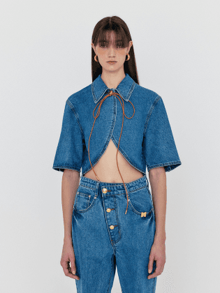 WILEY Bolero Denim Shirt - Denim Blue