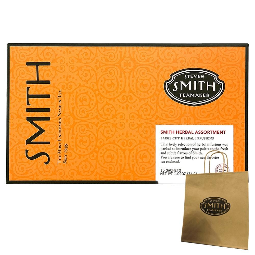 스티븐스미스티메이커 스미스 시그니처 티 15p 세트 + 쇼핑백, 부케 1.8g x ..., 1세트 - 기타 차 선물세트 | 쿠팡