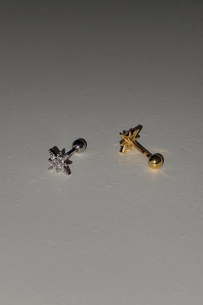 925silver 별빛 피어싱 (1ea)