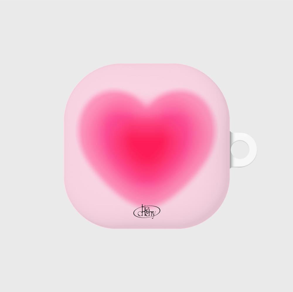 [Heart gradation pink] 갤럭시 버즈 2 라이브 프로 하드 케이스