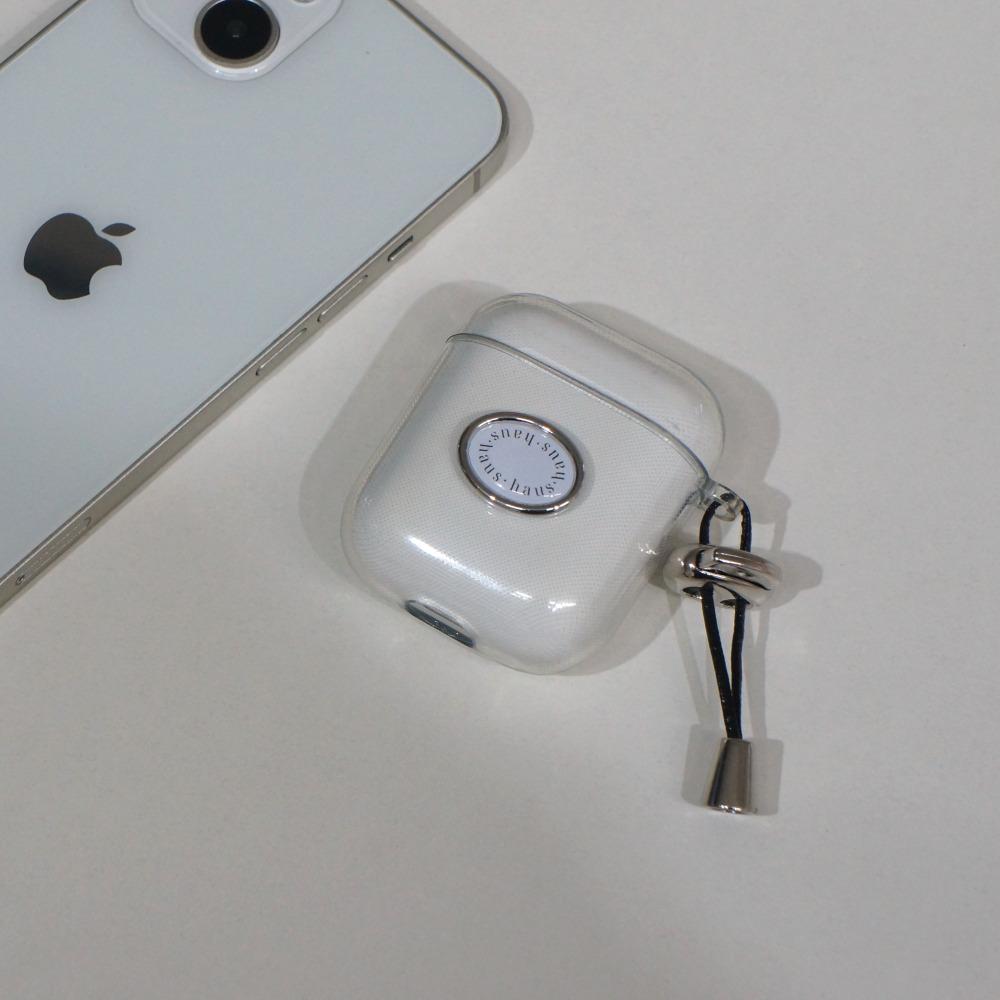 하어스 classic airpods case - black