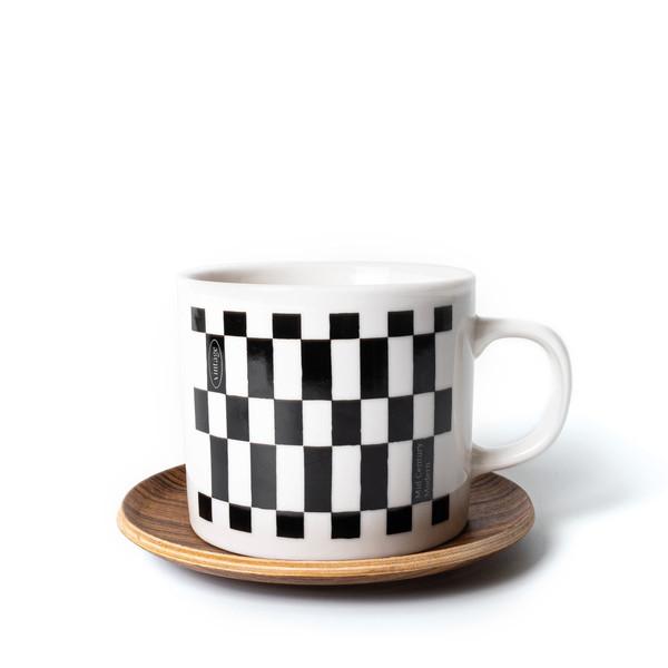 Checker Board Haus Mug by BRAUNHAUS
