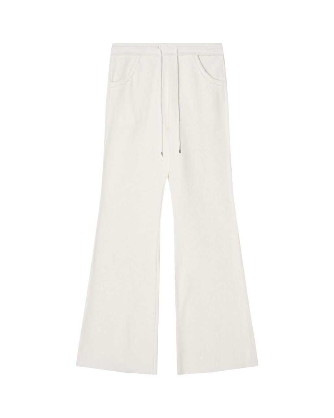 GLEAM BOOTCUT LOUNGE PANTS_WHITE