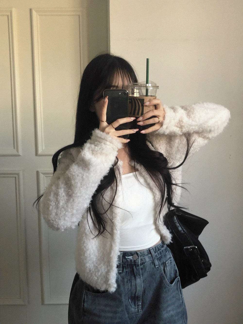 푸들리 퍼 가디건 - 3 color