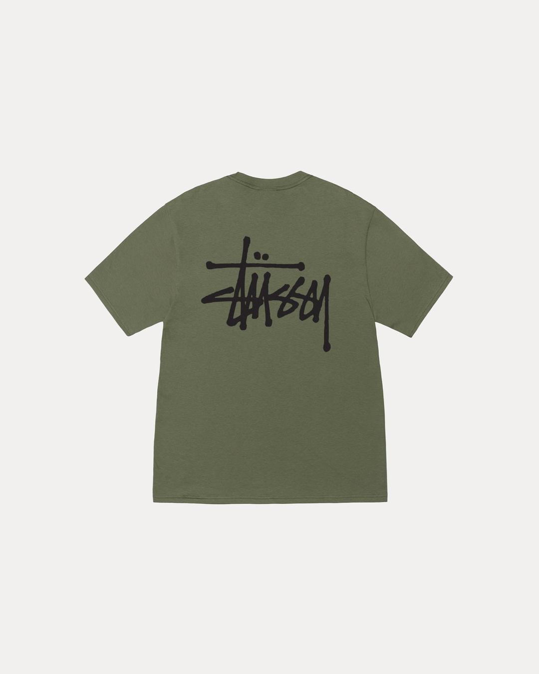 BASIC STÜSSY TEE - Olive / S