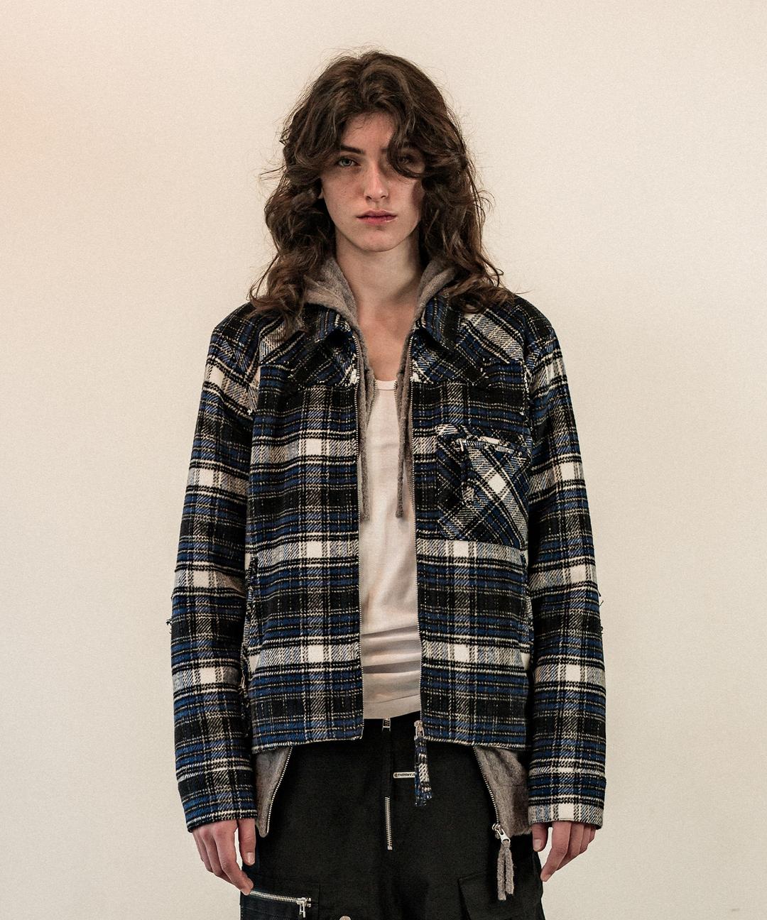 FLANNEL JACKET BLUE