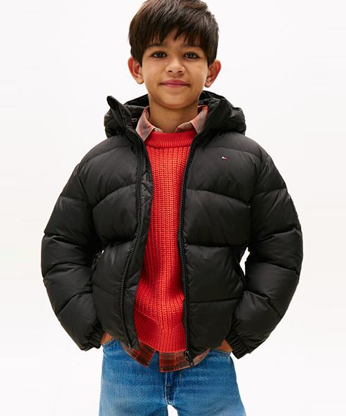 에센셜 후드 다운