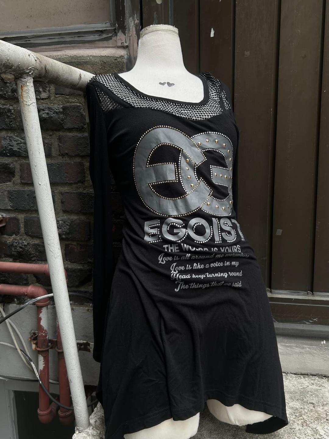 2000s egoist Y2K 큐빅 디테일 롱 슬리브 | 후루츠패밀리