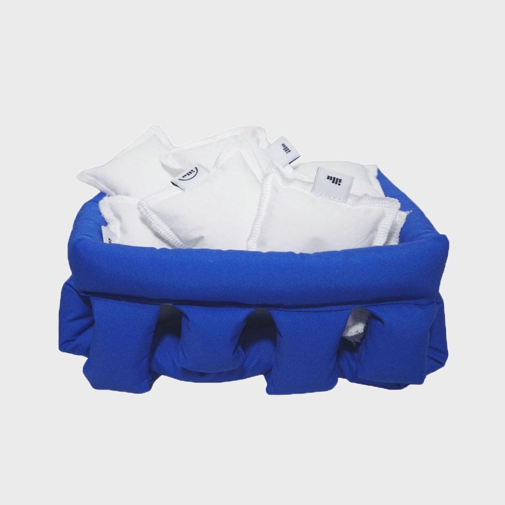 padded basket BLUE(S)