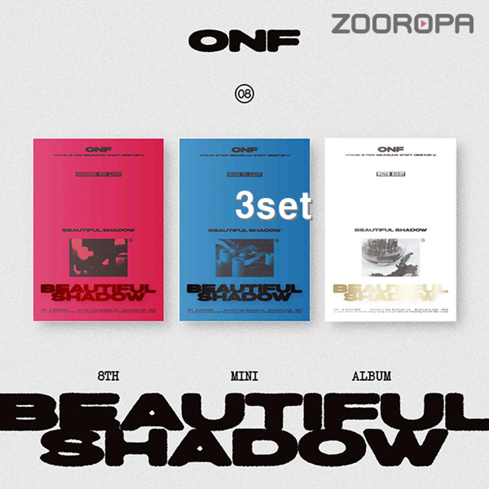 [3종세트] 온앤오프 ONF BEAUTIFUL SHADOW 8집 미니앨범