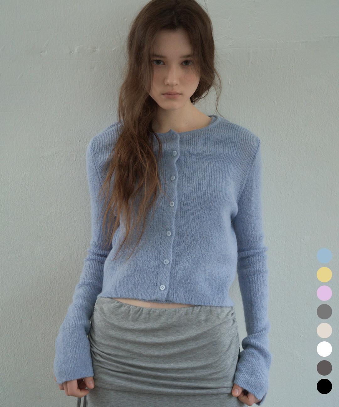 씨타 Essential Wool Round Knit Cardigan_CTK238(8color)