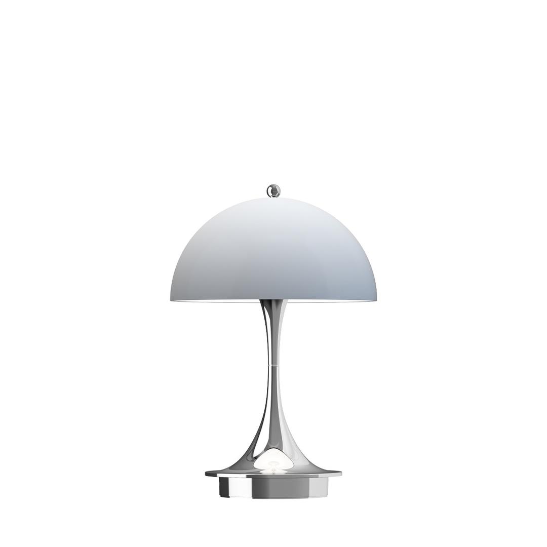 Panthella 160 Portable  v3 Chrome Opal Blue Grey