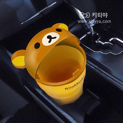 (일) 리락쿠마 차량용 휴지통 (450ml) /차꾸미기
