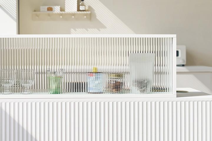 몽드 유리 아일랜드 주방 파티션 인테리어 가림막 400~1000