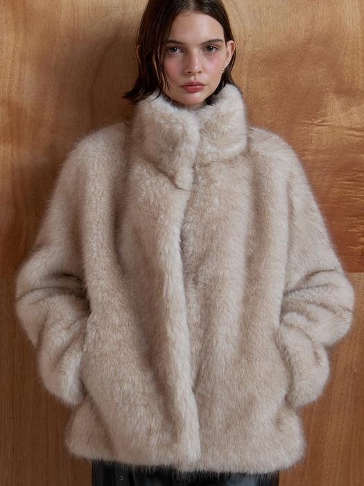 투톤 퍼 점퍼 NEF5WMB13_91