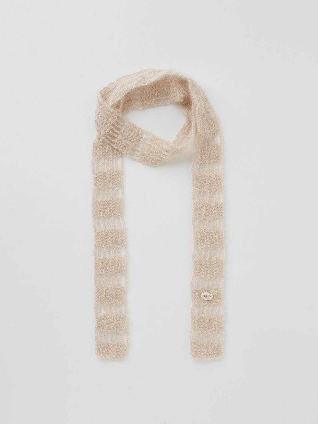 mohair mono scarf(beige)