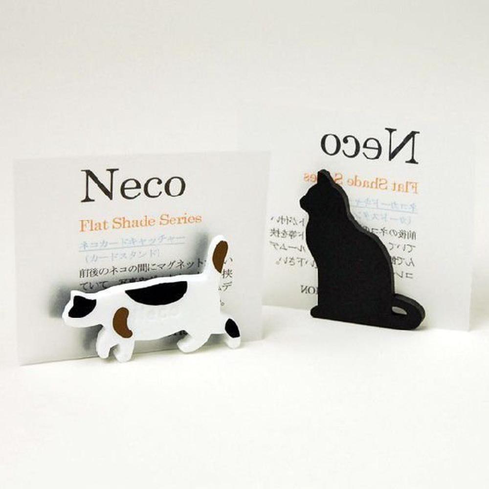 고양이 자석 카드 스탠드 메모꽂이 냉장고자석 마그넷