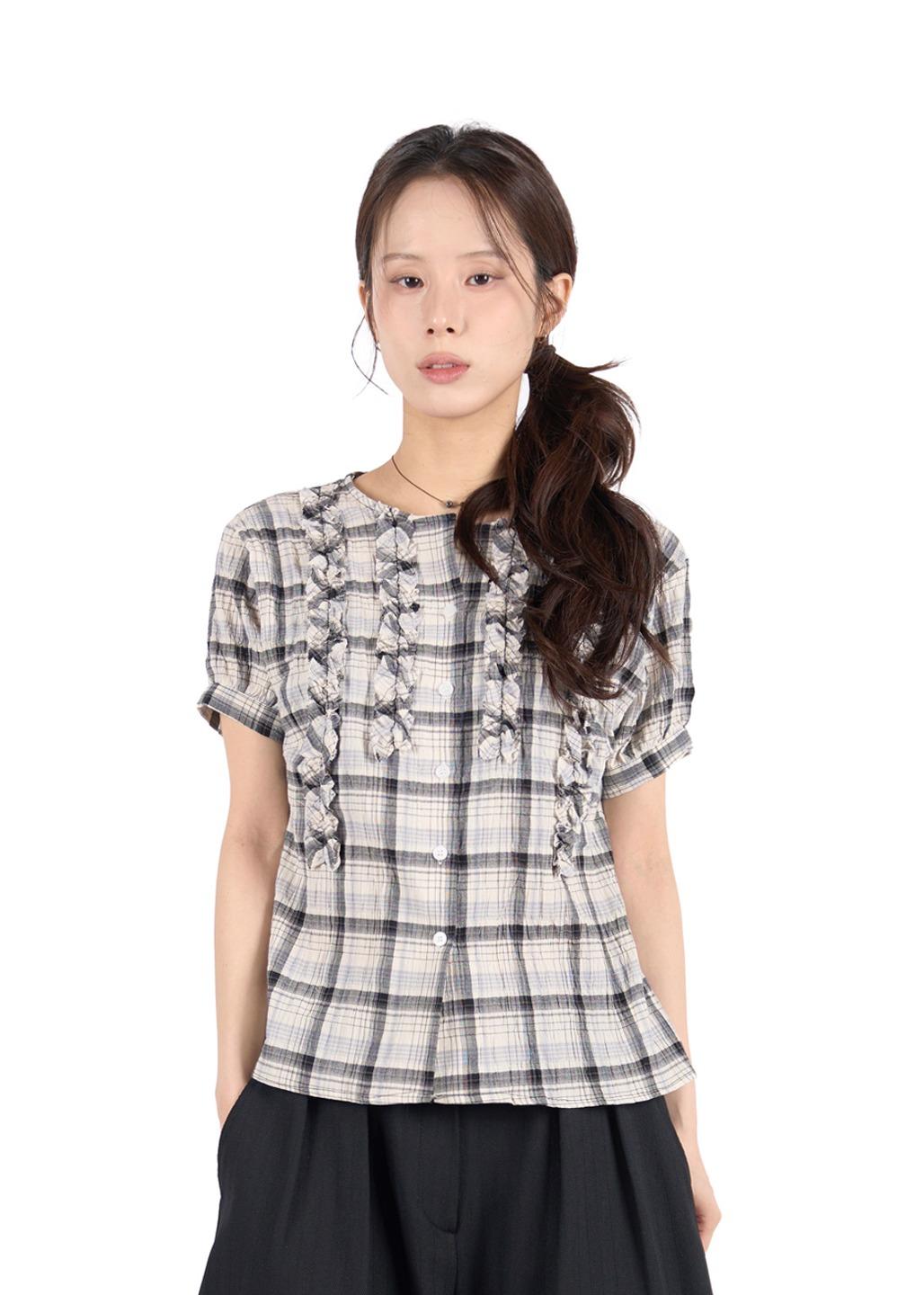 릿킴 ROTTI CHECK BLOUSE