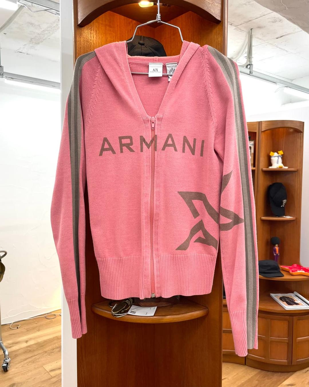 [S] 아르마니 익스체인지 니트 후드 집업 | 후루츠패밀리