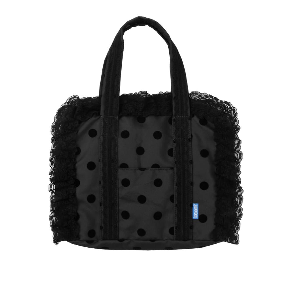 P.D. Lace Hand Bag - Black