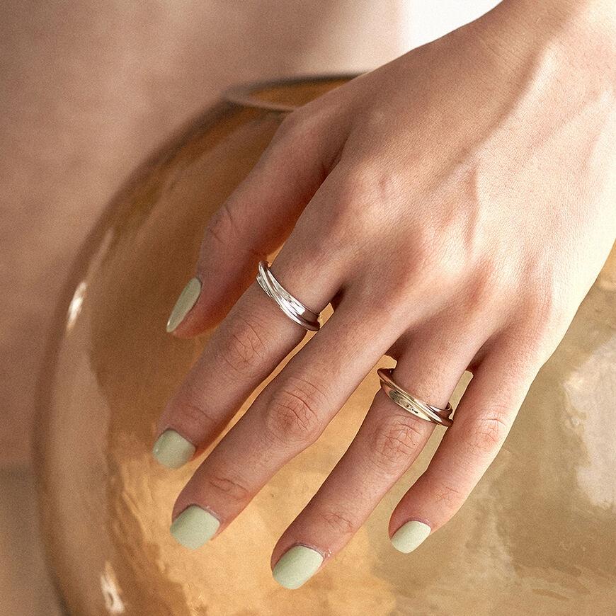 CERAMIQUE S RING GOLD / SILVER