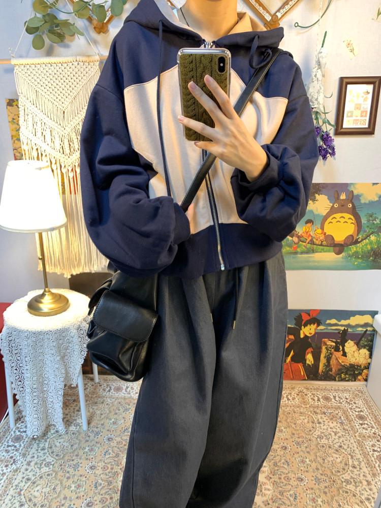 Star hood zip-up( 2 color )