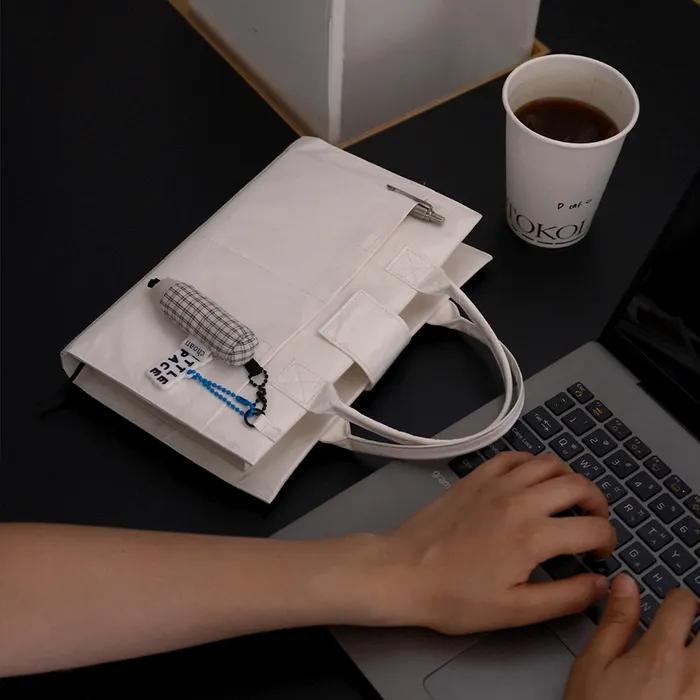 북 메이트 북커버백 - 화이트 L (민음사 세계문학전집)