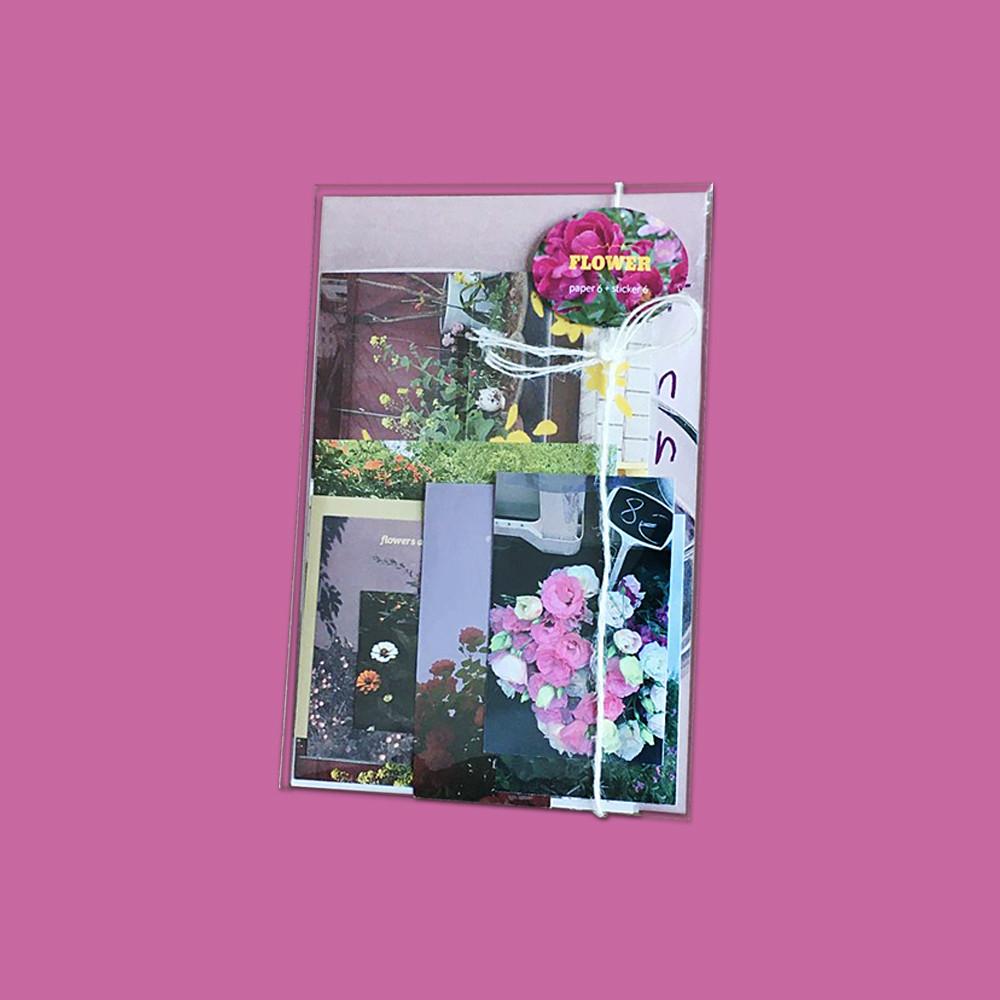 flower pack / 플라워 팩 / 다꾸팩(paper, sticker)
