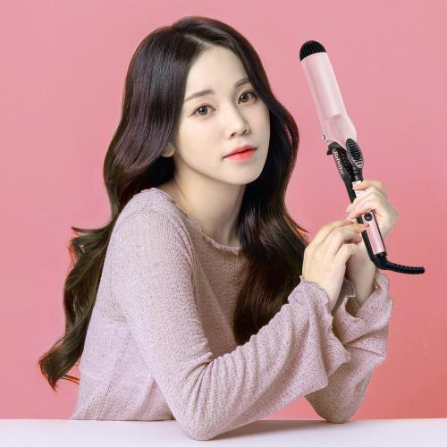 글래머 볼륨 고데기 38mm  핑크  2289K