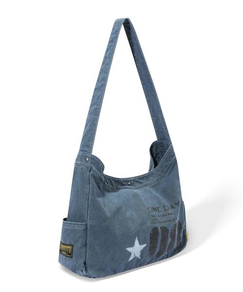 08 Washed Cross Bag(NAVY)