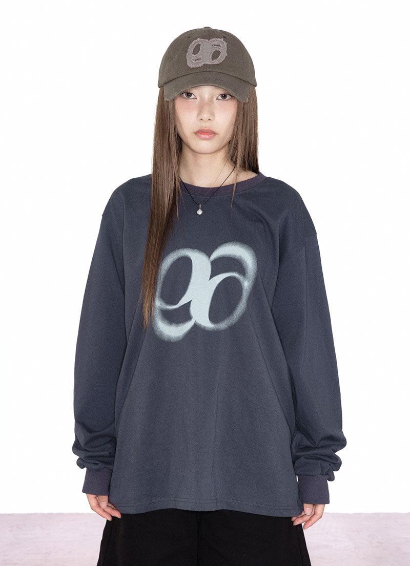 [AS ON] FW 24 BEBE LONG SLEEVE / CHARCOAL - CHARCOAL / S