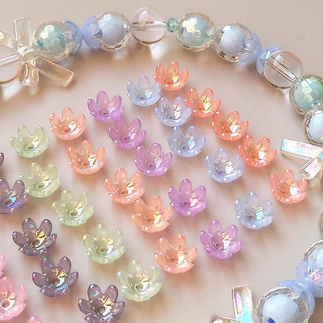 오로라 꽃받침 비즈