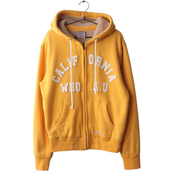 WHO.A.U빈티지양털후드집업 / Unisex M