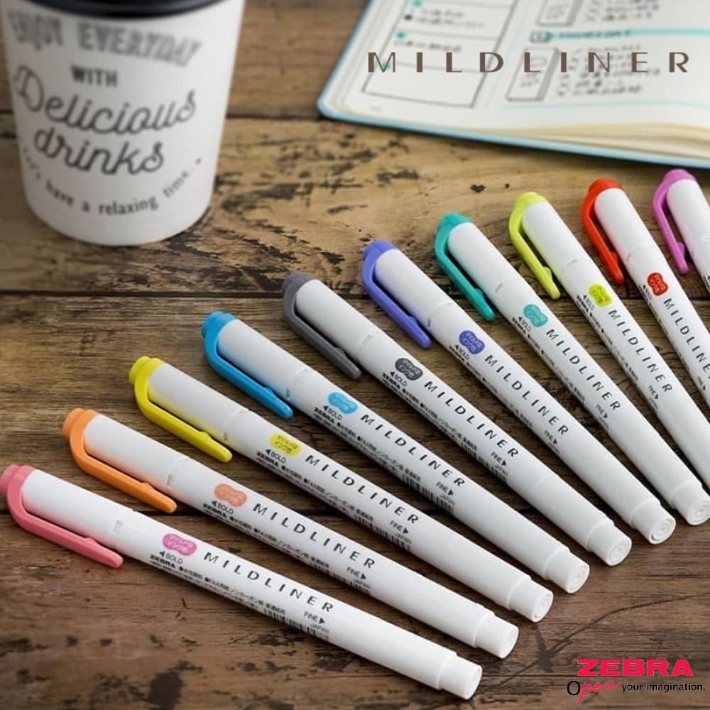 제브라 마일드라이너 형광펜 파스텔