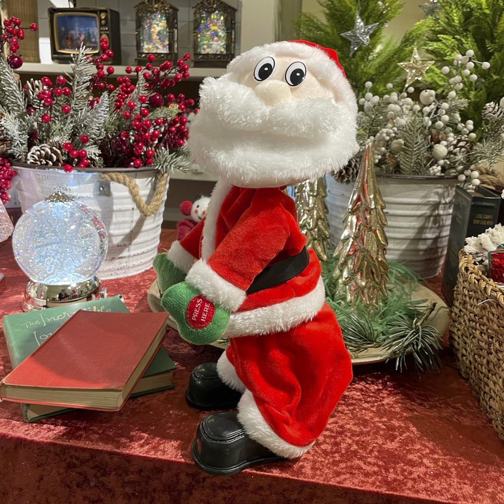 진심디자인 트월킹 산타 인형 댄싱 춤추는 소품 크리스마스 파티 선물 장식