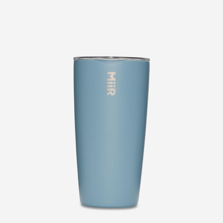 미르 베큠 인슐레이티드 텀블러(슬라이드 뚜껑) 16oz - 홈 블루