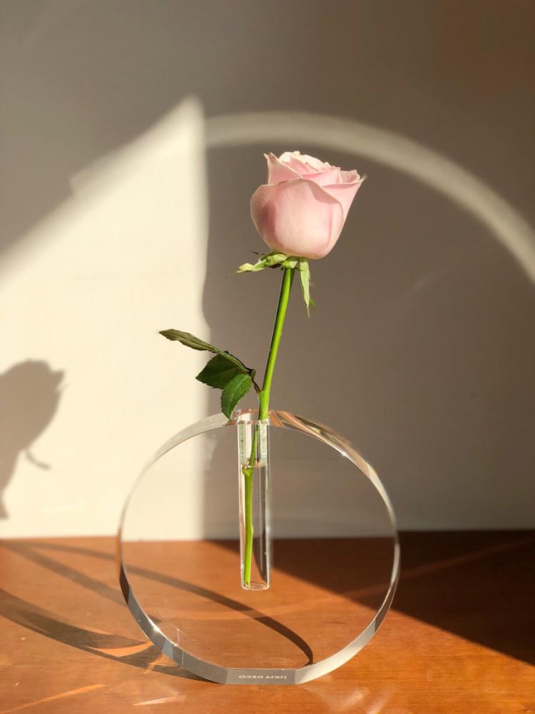 히포슈슈 크리스탈 디자인 유리 화병 꽃병