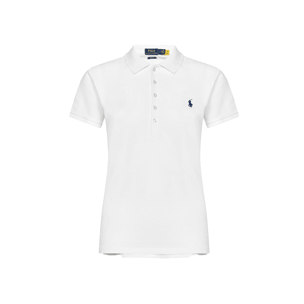 폴로 랄프 로렌 반팔 로고 폴로 셔츠 화이트