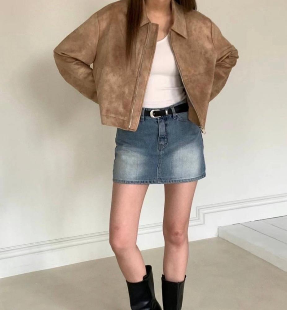 리브레 소호 스웨이드 집업 자켓 (2col)